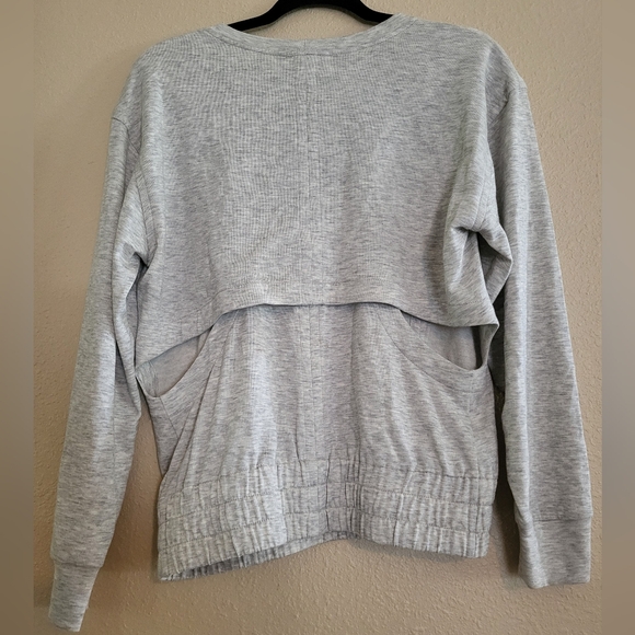 Helmut Lang Tops - Helmut Lang Cut Out Towel Terry Sweatshirt